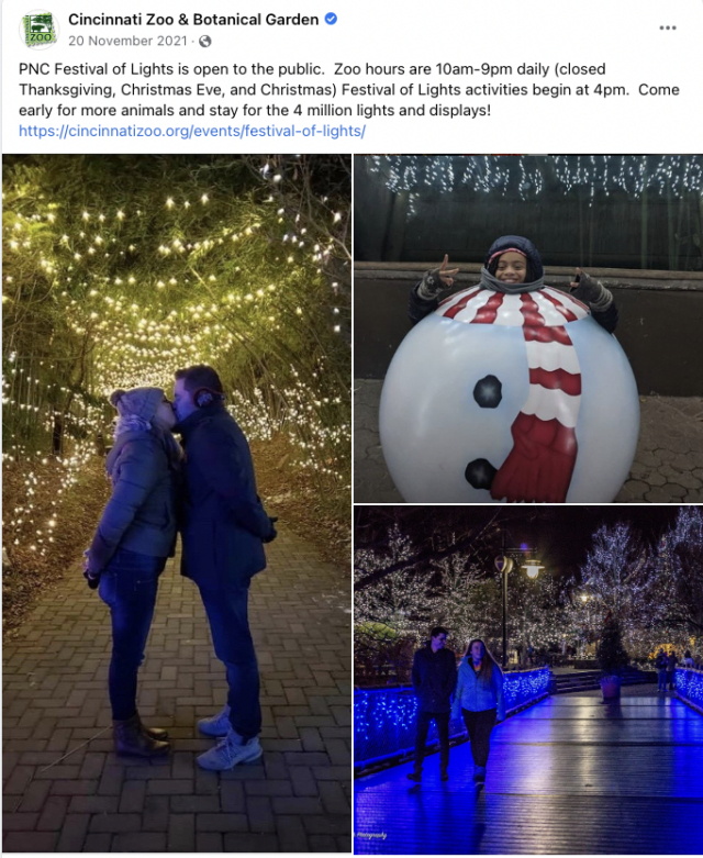 Cincinnati Zoo Fb Screenshot