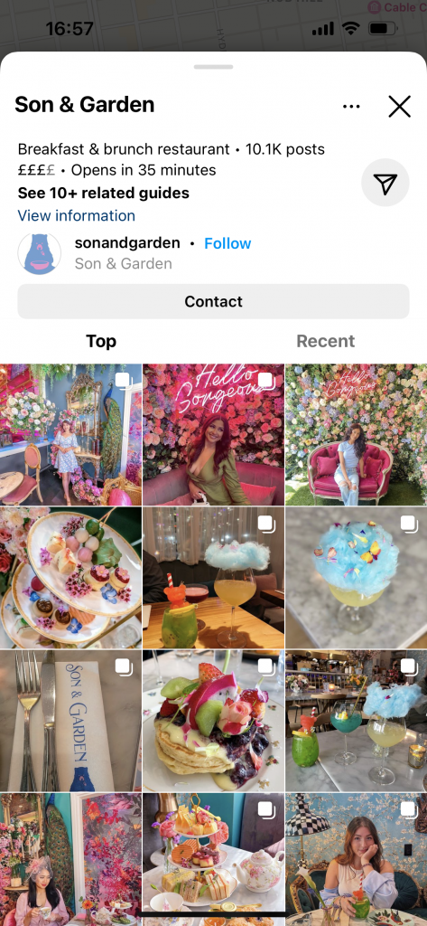 Instagram Map Update Sights