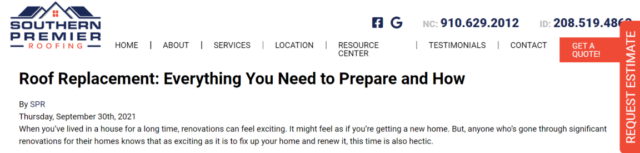 Southern Premier Roofing