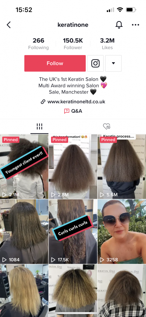 Keratin One Hair on TikTok
