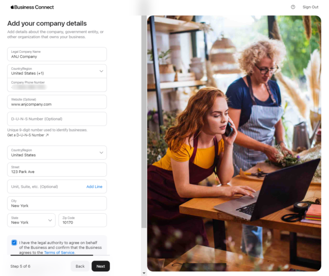 New Abc Listing Add Company Details
